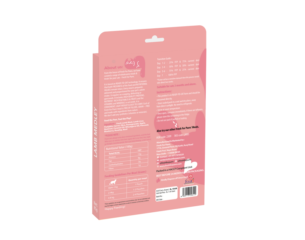 Lamb Medley (Complete & Balanced )