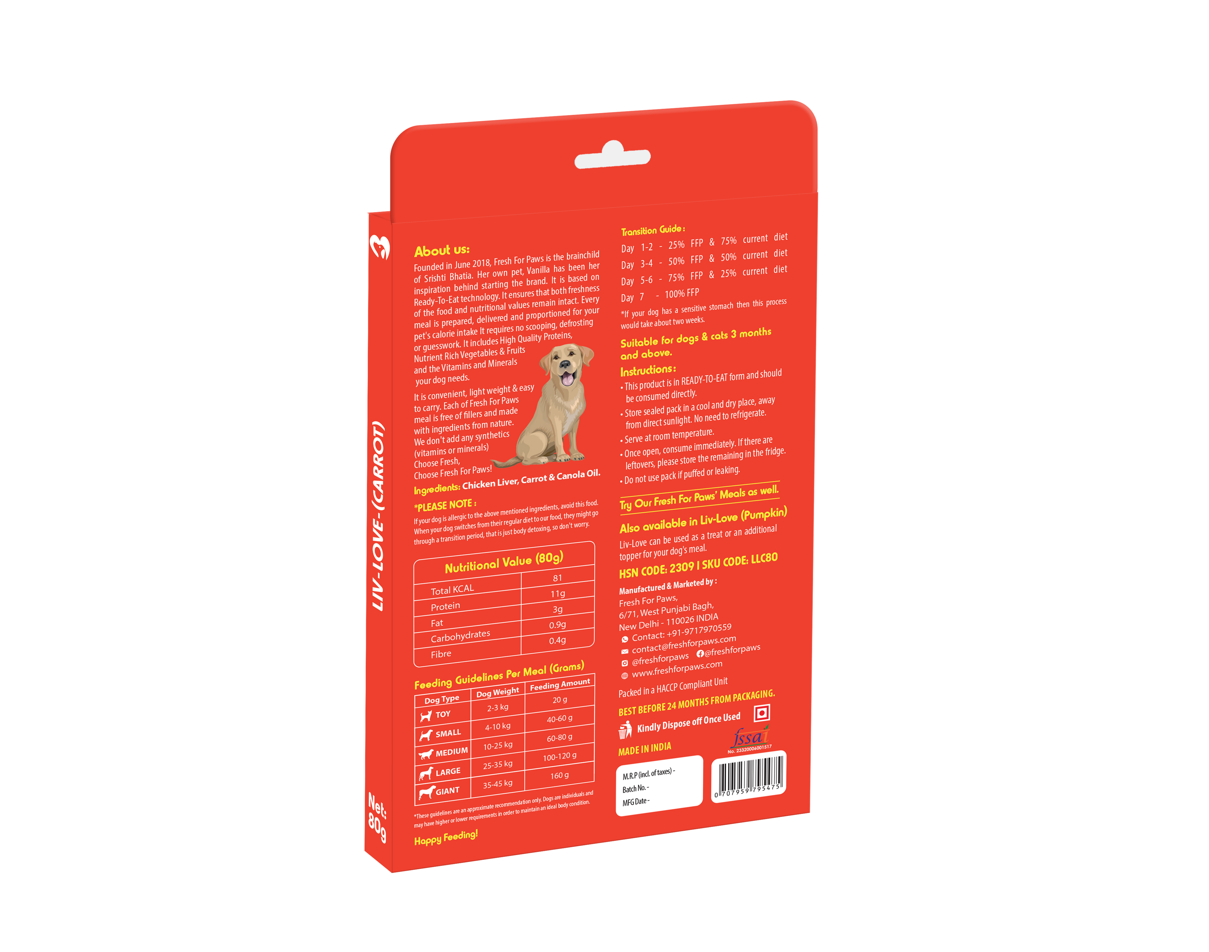 LIV-LOVE (liver & Carrot)